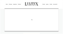 Desktop Screenshot of lulitex.com.br